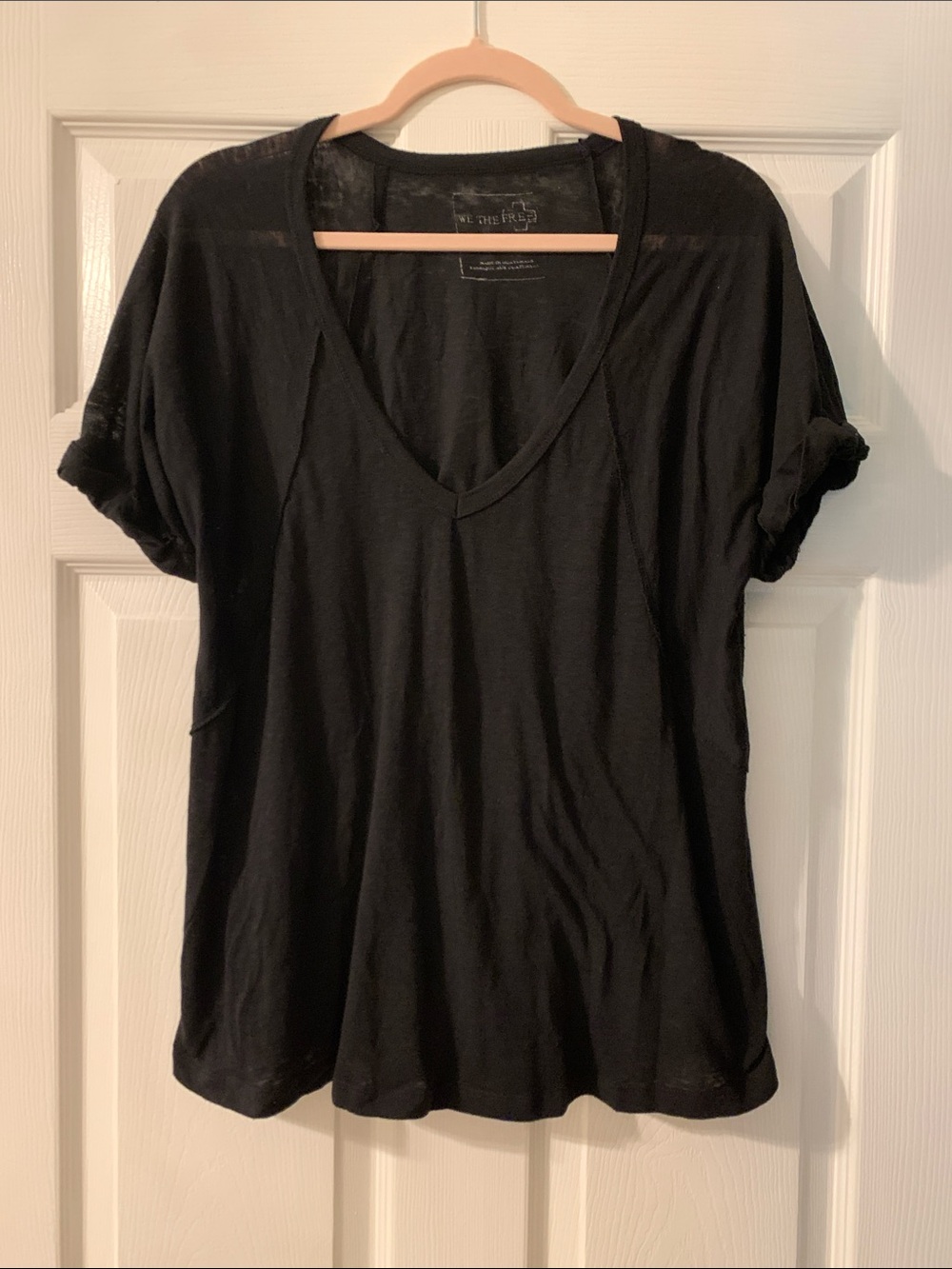 We The Free Black Short Sleeve Tee
